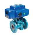 ISO14001 insulation Corrosion-resistant Electric fluorine lined ball valve